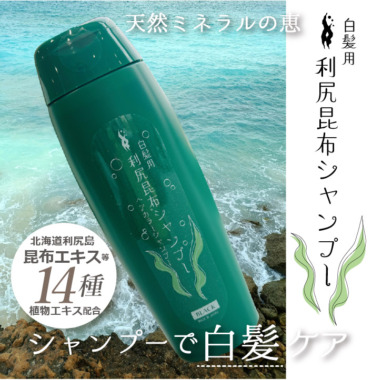 ヘアカラー 利尻昆布シャンプー(ブラック)